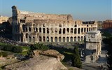 Řím, Orvieto, Perugia a koupání v Rimini - Řím - Koloseum a Konstantinův oblouk