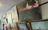 Claude Monet - Francie - Normandie - Giverny, Monetův dům je stále plný jeho obrazů