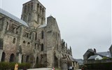 Fécamp - Francie - Normandie - Fécamp, Sainte Trinité, klášterní kostel 1175-1220, vedle stál původně klášter