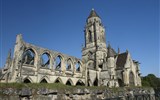 Caen - Francie - Normandie - Caen, Saint Etienne le Vieux. 10.stol, přest. goticky 1346-1417