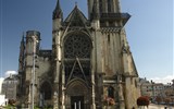 Normandie a Alabastrové pobřeží - Francie - Normandie 706a - Caen, Saint Pierre, gotický s renesančními prvky výzdoby