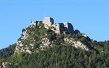 Salins-les-Bains - Francie - Franche-Comté - pevnost Fort Belim nad městečkem (Wiki-Fimot)