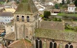 Cluny - Francie - Beaujolais - Cluny, kostel  Notre Dame, 11.stol, románský přestavěn po požáru 1233 goticky