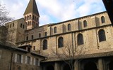 Beaujolais a Burgundsko, kláštery a slavnost vína 2021 - Francie - Beaujolais - Tournus, sv.Philibert, klášterní kostel, 1006-11209