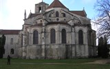 Opatství Vézelay (UNESCO) - Francie - Beaujolais - Vézelay, Ste.Madeleine, gotický apsida z konce 12.století