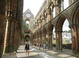 Velká Británie - Skotsko - Jedburgh, klášterní kostel P.Marie, gotický, zničen Angličany 1544-5