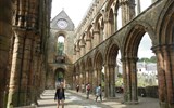Skotsko, země hradů a vřesu 2021 - Velká Británie - Skotsko - Jedburgh, klášterní kostel P.Marie, gotický, zničen Angličany 1544-5
