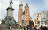 Adventní Krakov, Vělička a památky UNESCO 2024 - Polsko - Krakov - kostel P.Marie na Placu Mariacky, 1355-97, gotický