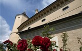 Zahradnický veletrh v Tullnu, Krems, zámek Rosenburg a Kittenberské zahrady 2023 - Rakousko - Rosenburg - hrad věrný svému jménu