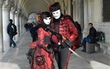 Benátský karneval - Itálie - Benátky - a karneval vrcholí