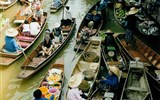 Thajsko - Thajsko - plovoucí trh v Damnoen Saduak