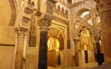 Španělsko, památky UNESCO - Španělsko - Andalusie - Cordoba. Mezquita, mihráb (modlitební výklenek) původně uchovával pozlacený korán