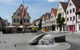 Hrady a zámky Bavorska - Německo - Lauf an der Pegnitz - radnice a hlavní náměstí (Franzfoto)