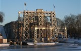 Belgie, památky UNESCO - Belgie -Thieu - lodní výtah na Canal du Centre (J.P.Grandmont)