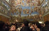 Sixtinská kaple - Itálie - Řím - Sixtinská kaple, Poslední soud, 200 m2 a 390 postav