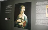 Wawel - Polsko - Krakov - Wawel, Dáma s hranostajem, Leonardo da Vinci, portrét milenky milánského vévody