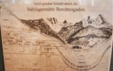 Solný důl Berchtesgaden - Rakousko - Berchtesgaden - solný důl, geologický profil ložiskem