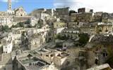Matera - Itálie - Kalábrie - Matera, čtvrt Sassi, památka UNESCO od 1993
