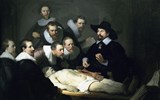 Holandská umělecká muzea - Rembrandt - Hodina anatomie N.Tulpy, 1632