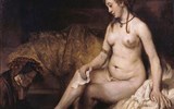 Holandská umělecká muzea - Rembrandt - Betseba v lázni