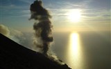 Stromboli - Itálie - Liparské ostrovy - Stromboli je stále živá sopka