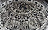 Hrady, katedrály a města Mosely a Porýní s lodí 2023 - Německo - Trier (Trevír) - katedrála, barokní štuky klenby západního chóru