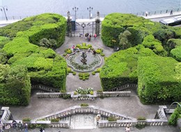 Itálie - Lombardie-  překrásné zahrady u vily Charlotta