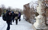 Adventní Vídeň, Schönbrunn, trhy a výstava Modigliani  2021 - Rakousko - Vídeň - v zámeckém parku v Schönbrunnu