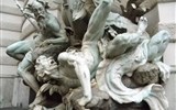 Adventní Vídeň, Schönbrunn, trhy a výstava Modigliani  2021 - Rakousko - Vídeň - Hofburg, Rudolf Weyr, Námořní síla, detail
