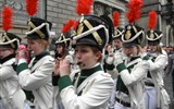 Festival štól v Drážďanech - Německo - Drážďany - a hraje vojenská hudba