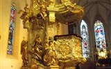 lázně Baden - Rakousko - Baden, W.A.Mozart 1791 věnoval Ave Verum zdejšímu regenschorimu A.Stollovi a zde v kostele také poprvé hráno
