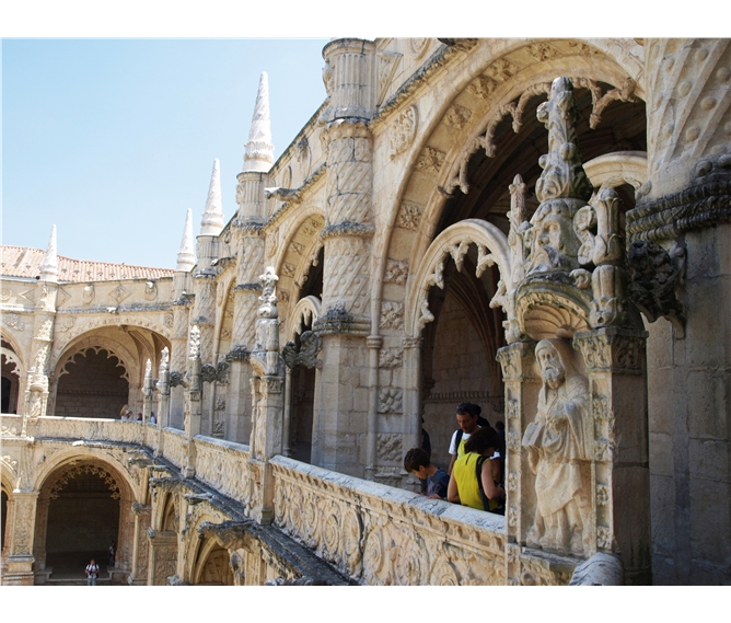 Lisabon, královská sídla, krásy pobřeží Atlantiku, Cascais 2023 - Portugalsko - Lisabon - klášter sv.Jeronýma, 1501-80, manuelská gotika