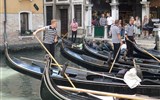 Benátky, ostrovy, slavnost gondol a Bienále 2021 - Itálie - Benátky - gondoly jsou tu všudypřítomné