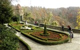 Perly Dolního Slezska - Polsko - Ksiąž, Terasa bohyně Flóry (Květinová terasa), stříhané zimostrázy
