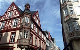 Porýní - Německo - Porýní - Koblenz, hrázděné domy v centru