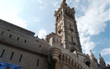 Provence s vůní levandule a koupáním, letecky 2021 - Francie - Provence - Marseille, Notre Dame de la Garde, 1853-64 na místě kaple z 1214