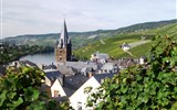 Porýní - Německo - Porýní - Bernkastel, snad nejkrásnější městečko na Mosele v náruči vinohradů