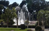 Villa Rotschild - Francie - Provence - vila Ephrussi, Francouzské zahrady a hudební fontány.