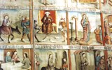 Velikonoce - Německo - Žitava - Velké postní plátno, neznámý mistr 1472, o Velikonocích  zahalilo oltář v kostele sv.Jana, v polovině 17.století zmizelo, pak ještě několikrát