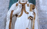 Avignon - Francie - Provence - Avignon, Palais des Papes, Jižní sakristie, busta Benoita XII, Paul de Sienne