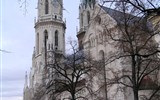 Klosterneuburg - Rakousko - Klosterneuburg, bazilika P.Marie, románská, 1114-1136, barokní úpravy, v 19.století upravena neorománsky