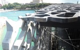 MuCem - Francie - Provence - Marseilles, MuCem, zvláštní konstrukce střechy budovy