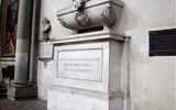 Santa Croce - Itálie - Florencie - náhrobek N.Machiavelliho, I.Spinazzi, 1787