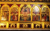 Santa Croce - Itálie - Florencie - Santa Croce, Polyptich Baroncelliho, 1328, Giotto