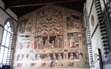 Santa Croce - Itálie - Florencie -Gaddiho Poslední večeře a Strom života Krista, 1355-60