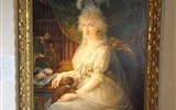 Ambras - Rakousko -  Ambras - portrét jedné z členek rodu Habsburků vskutku neoplývá krásou