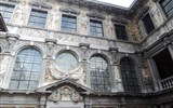 Rubens - Belgie - Antverpy - Rubenshuis, barokní fasáda dle návrhu P.P.Rubense