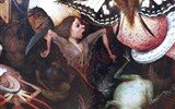 Příroda, památky UNESCO a tradice zemí Beneluxu 2022 - Belgie - Brusel, Brusel, muzeum Royal des Beaux-Arts´, Bitva s padlými anděly, P.Bruegel starší, 1542, detail