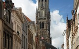 Belgie, památky UNESCO - Belgie - Bruggy, Belford, na vrchol 366 schodů, přístupná, památka UNESCO
