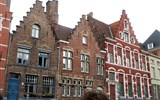 Bruggy - Belgie - Bruggy, Verversdijk, měli zde domy a sklady angličtí a skotští kupci